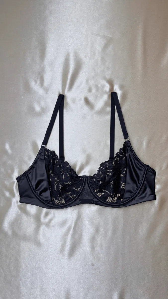 Lyla Lacy Black Bra