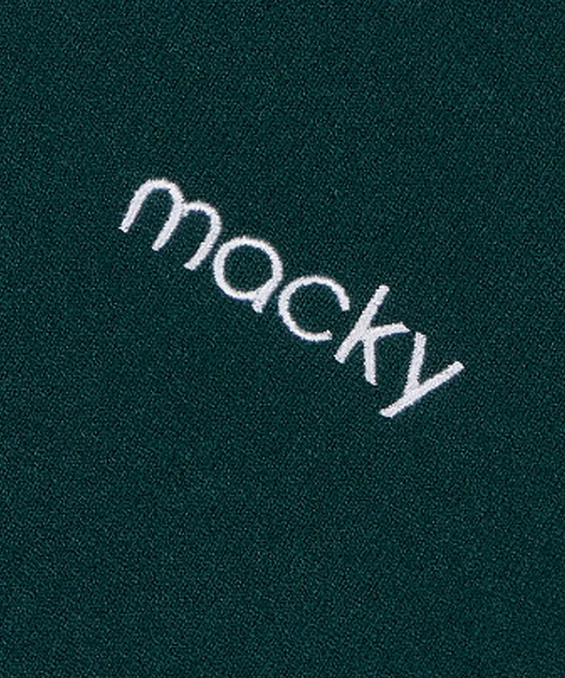 MACKY Golf: Half-Neck Viscose Knit - Green