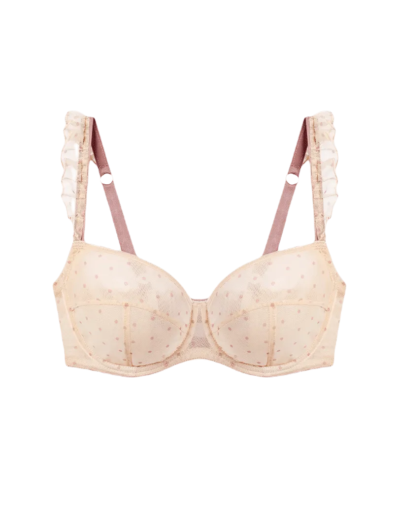 Magdalena cookie nude mesh bra