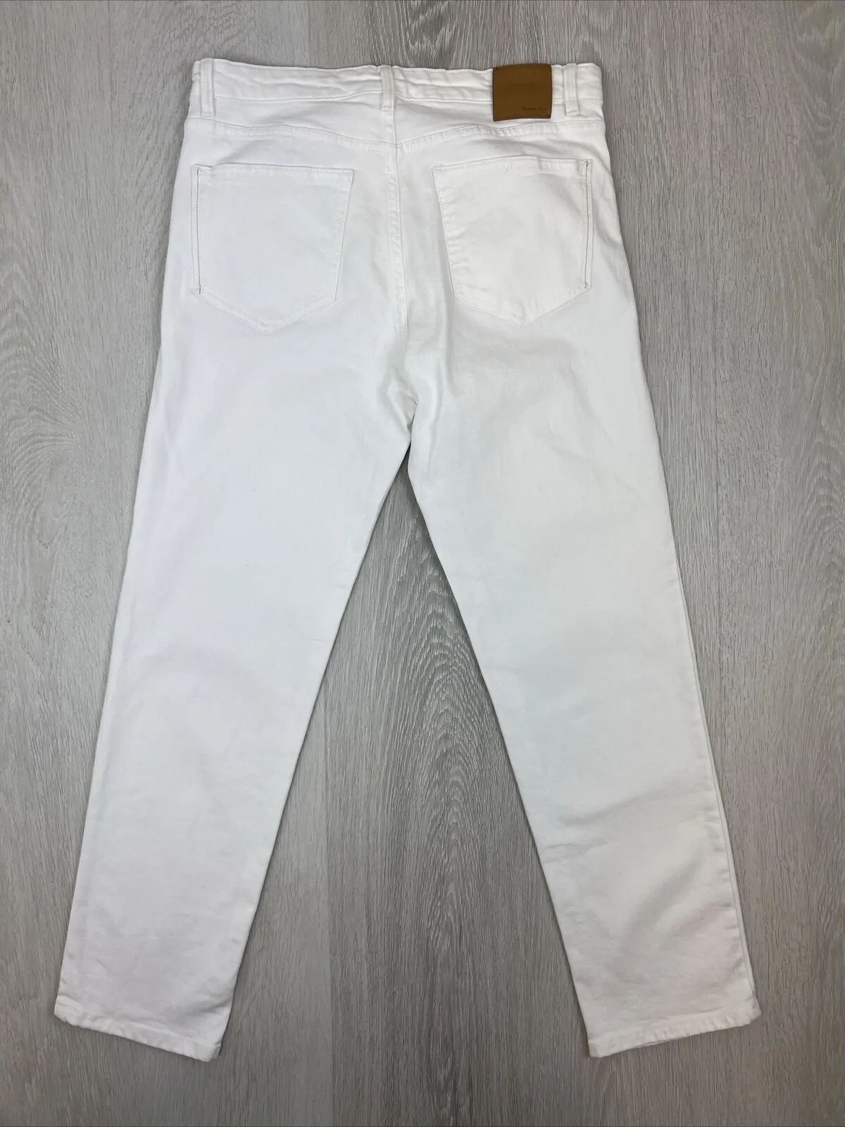Massimo Dutti Womens White Slim Jeans Size 8