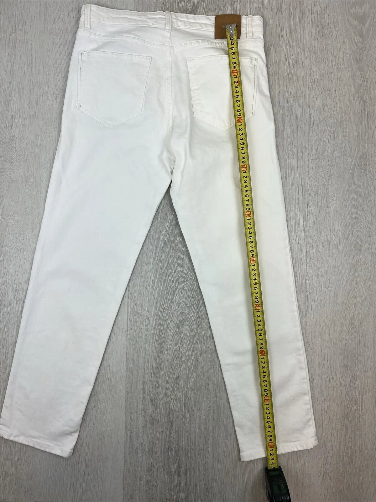 Massimo Dutti Womens White Slim Jeans Size 8