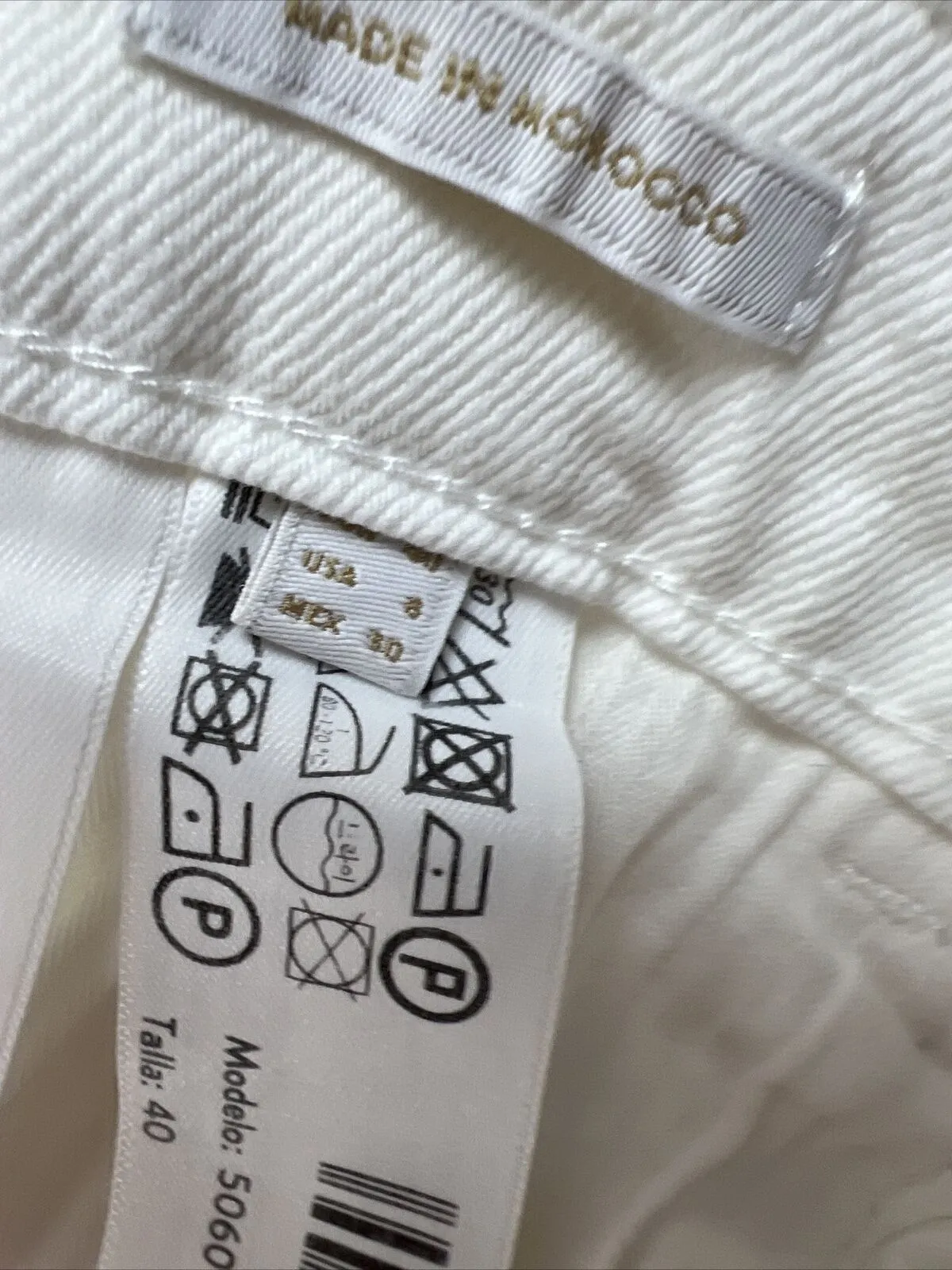 Massimo Dutti Womens White Slim Jeans Size 8