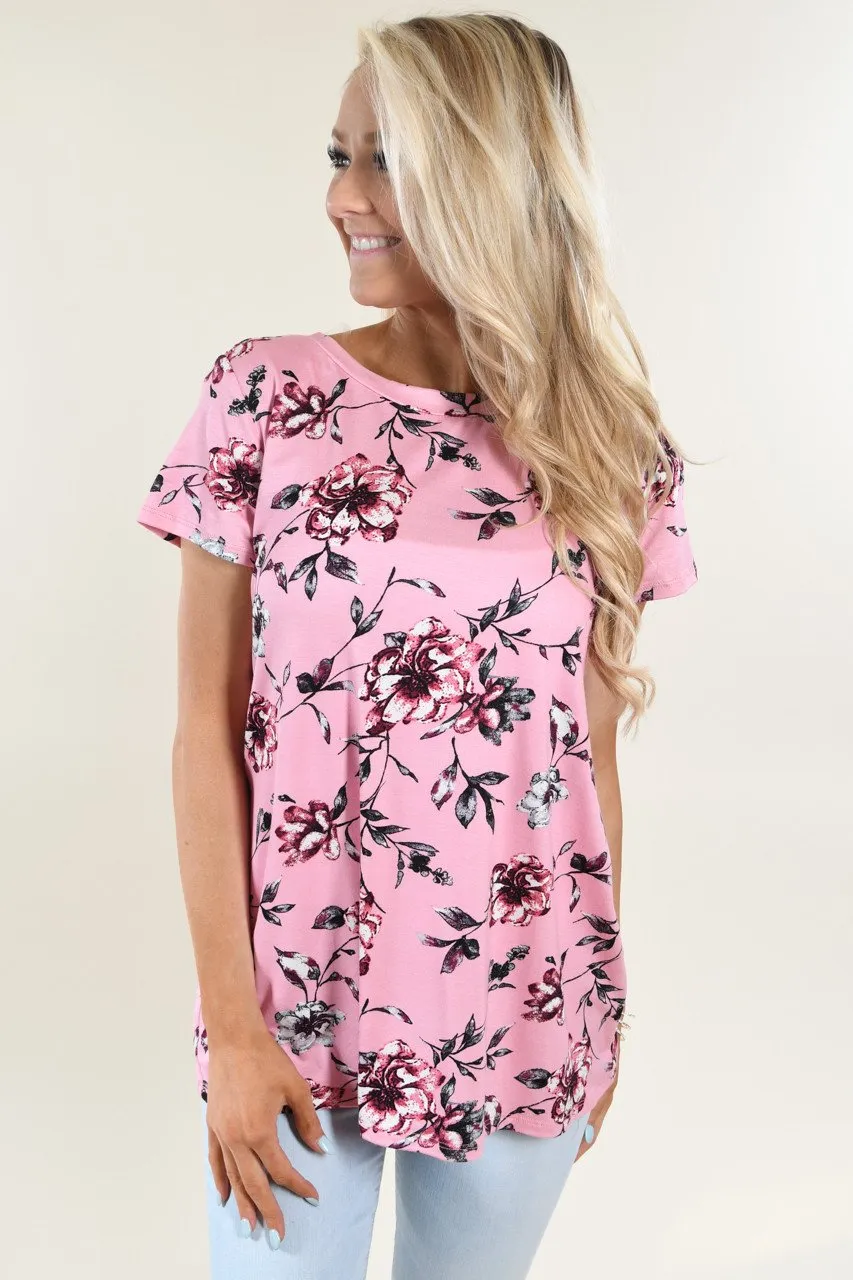 Masterpiece Pink Floral Top