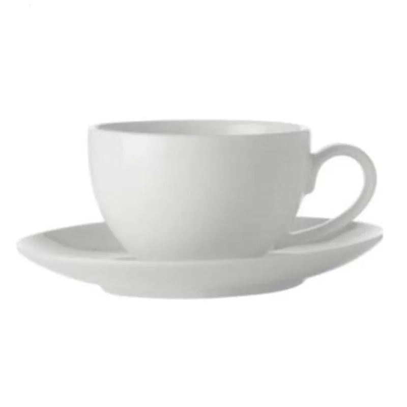 Maxwell & Williams White Basics Coupe Demi Cup & Saucer 100ML