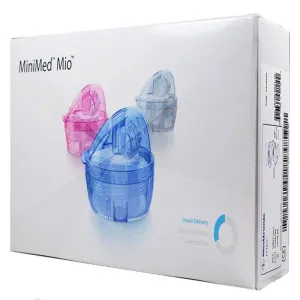Medtronic MMT943 <br>Minimed Mio Infusion Set <br>6mm w/23" Tube Blue 10/BX