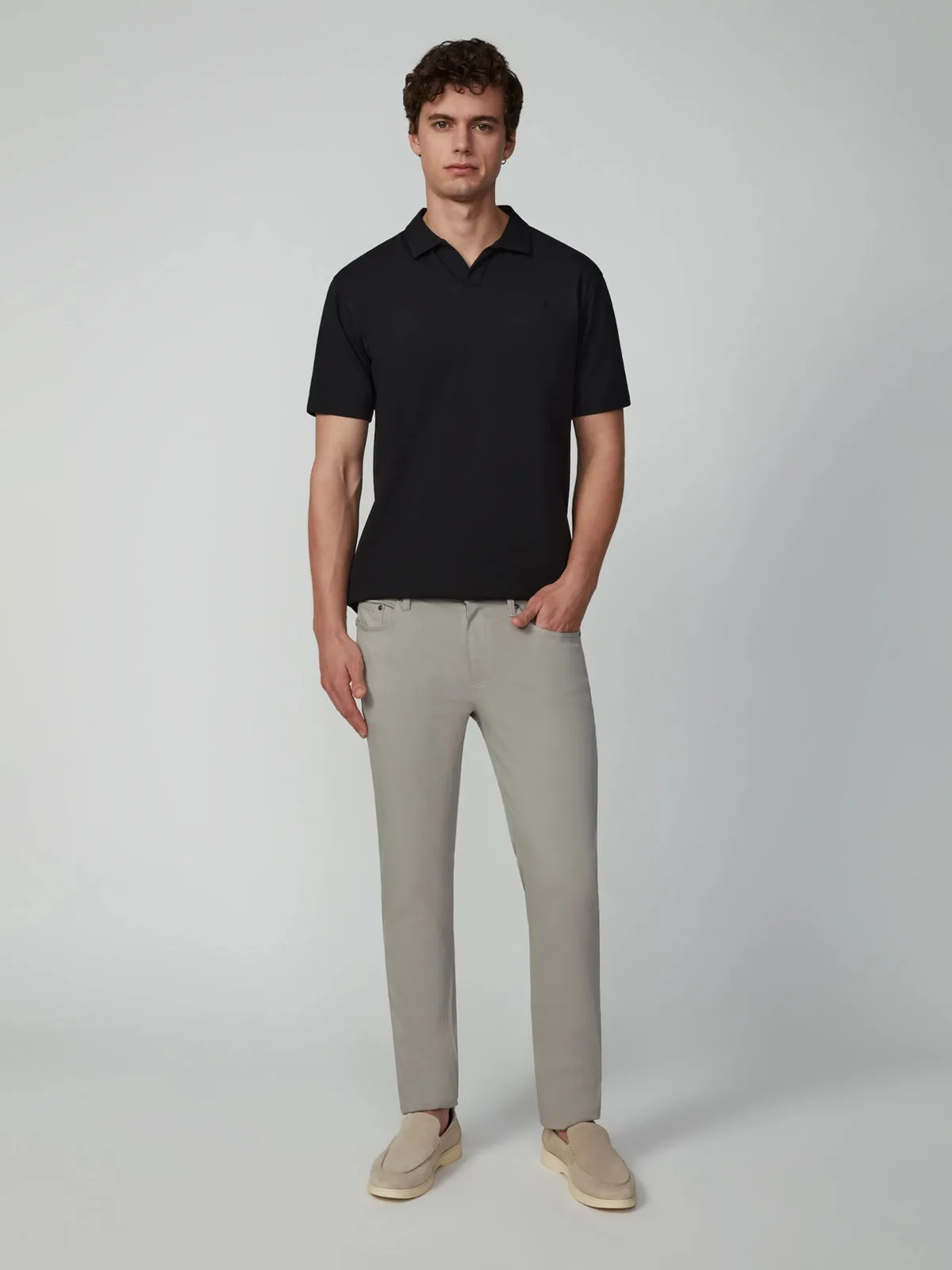 Men's 5-Pocket Solid Bungee Pant