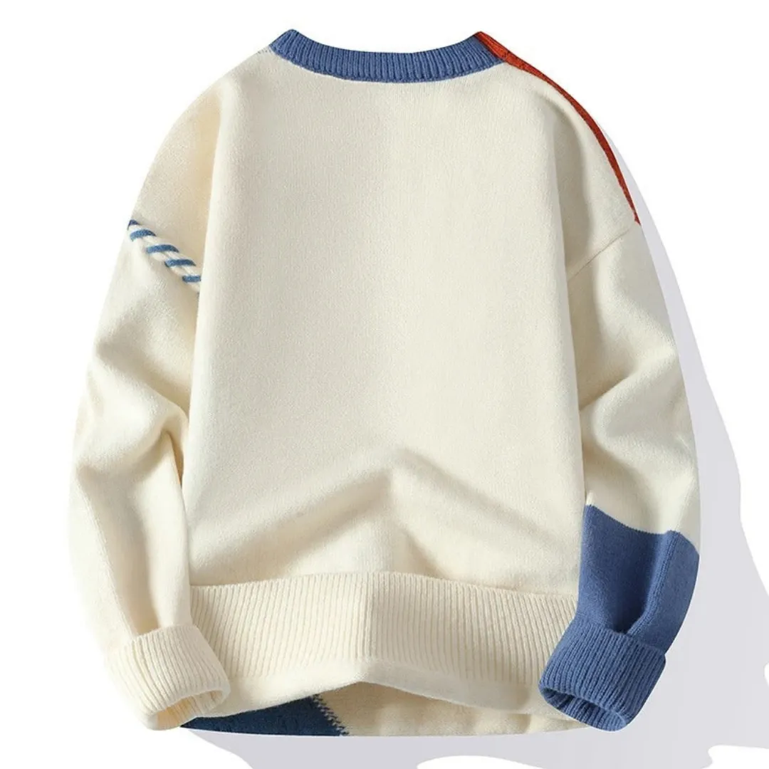 Men's Cozy Stylish Knitted Crew Neck Sweater | Warm