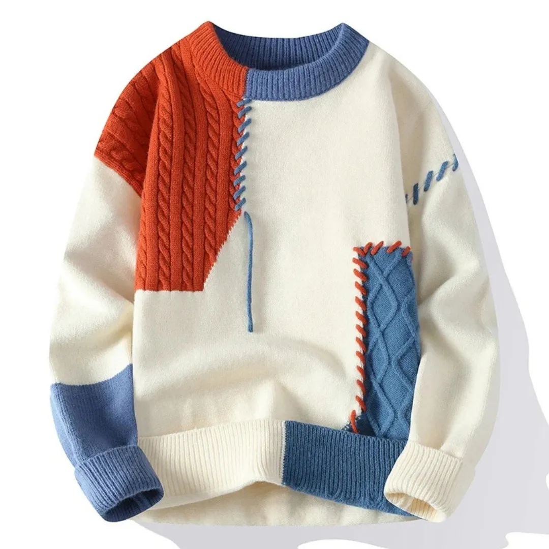 Men's Cozy Stylish Knitted Crew Neck Sweater | Warm