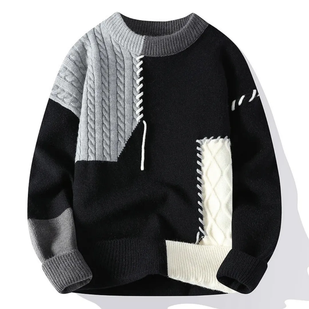 Men's Cozy Stylish Knitted Crew Neck Sweater | Warm