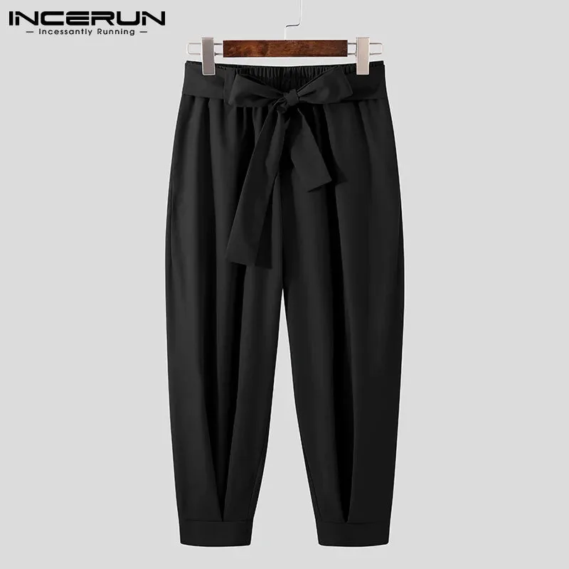Men's Drawstring Harem Trousers