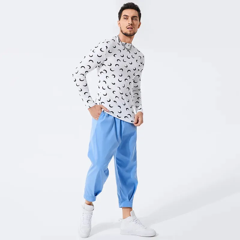 Men's Drawstring Harem Trousers