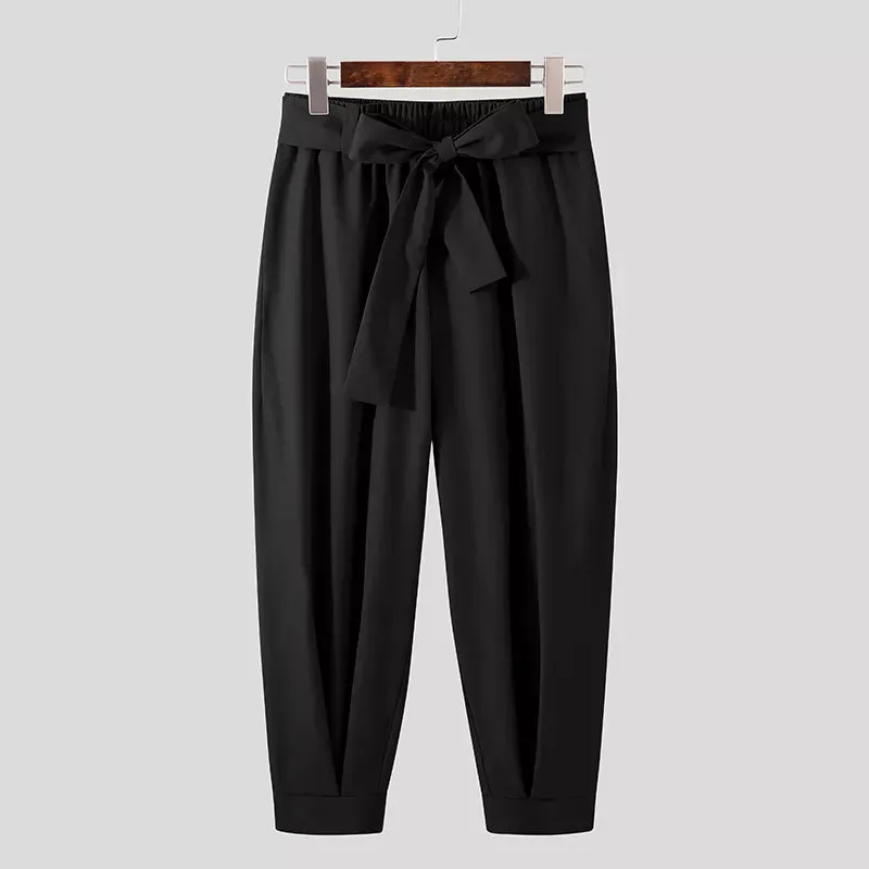 Men's Drawstring Harem Trousers