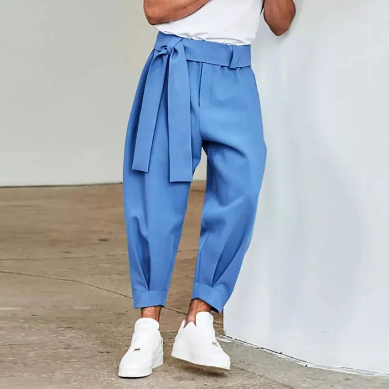 Men's Drawstring Harem Trousers