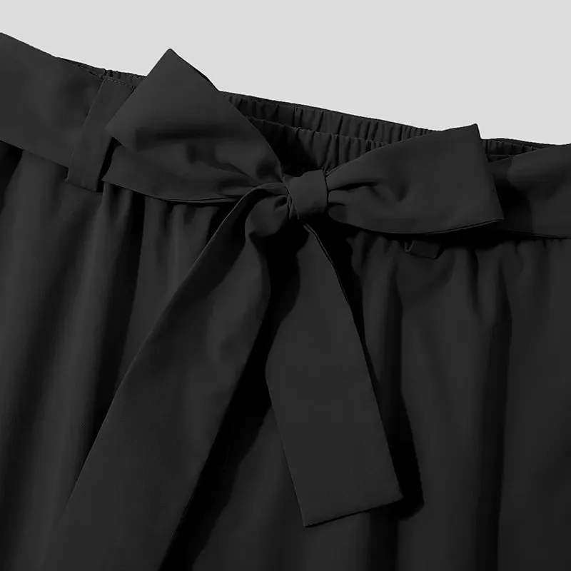 Men's Drawstring Harem Trousers