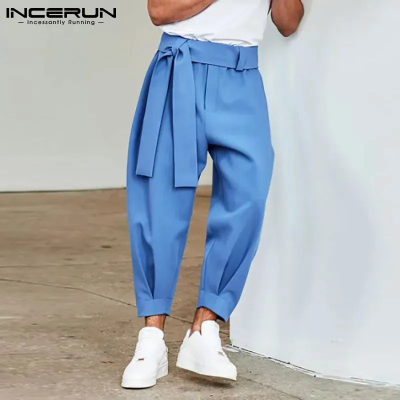 Men's Drawstring Harem Trousers