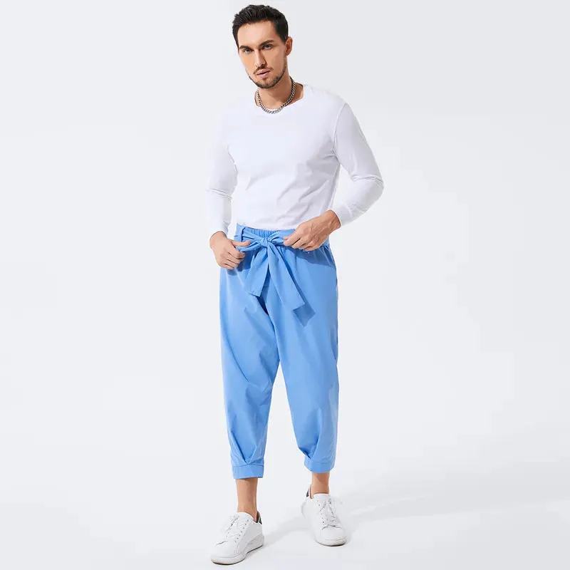 Men's Drawstring Harem Trousers