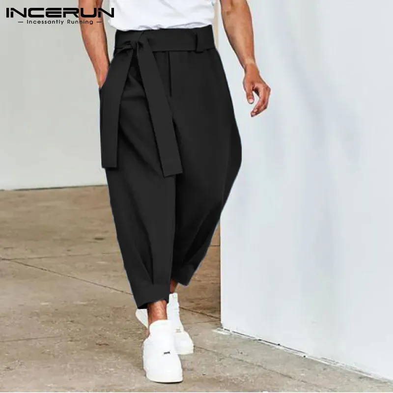 Men's Drawstring Harem Trousers