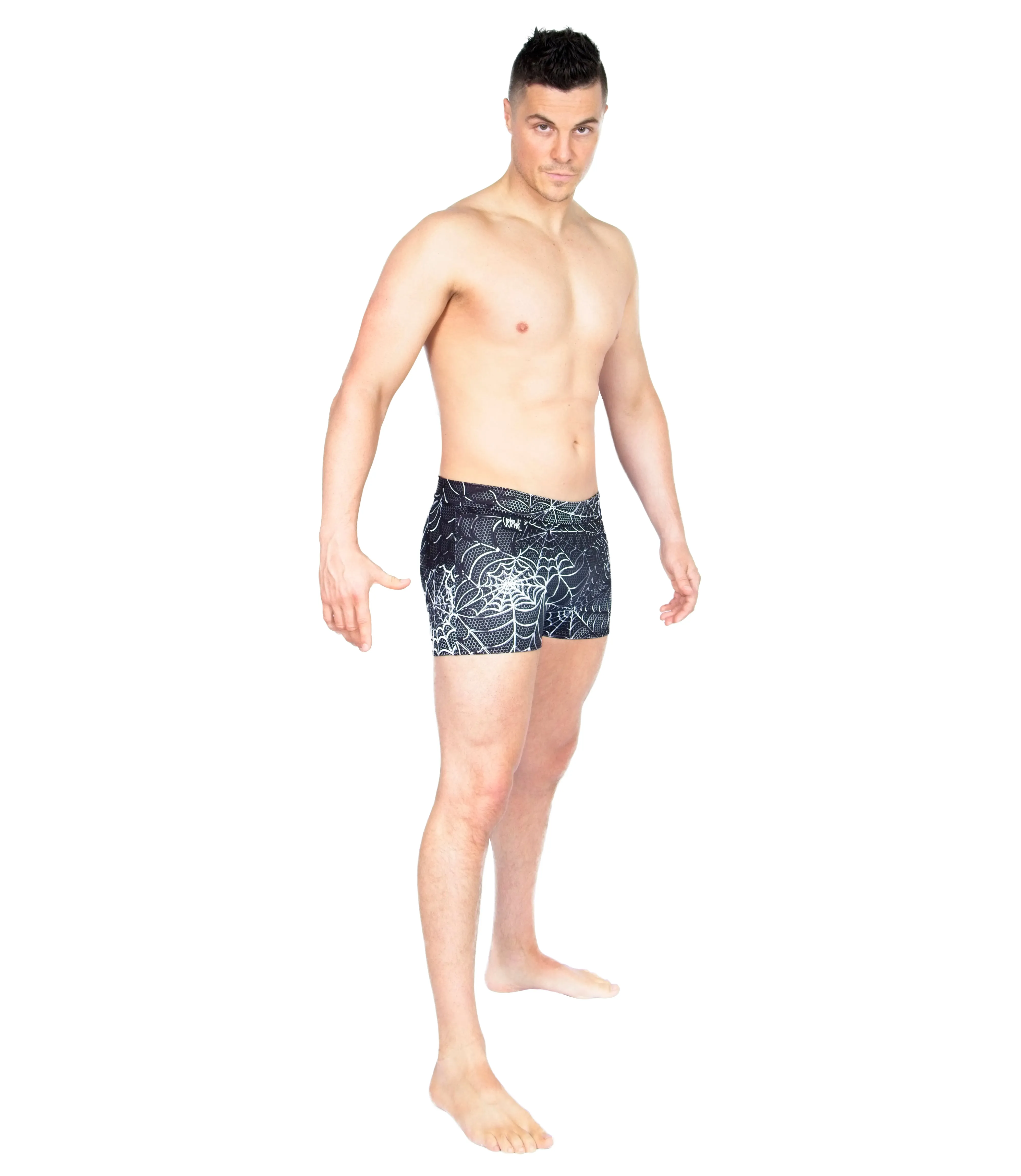 Men's Printed Shorts - Pink Lightning