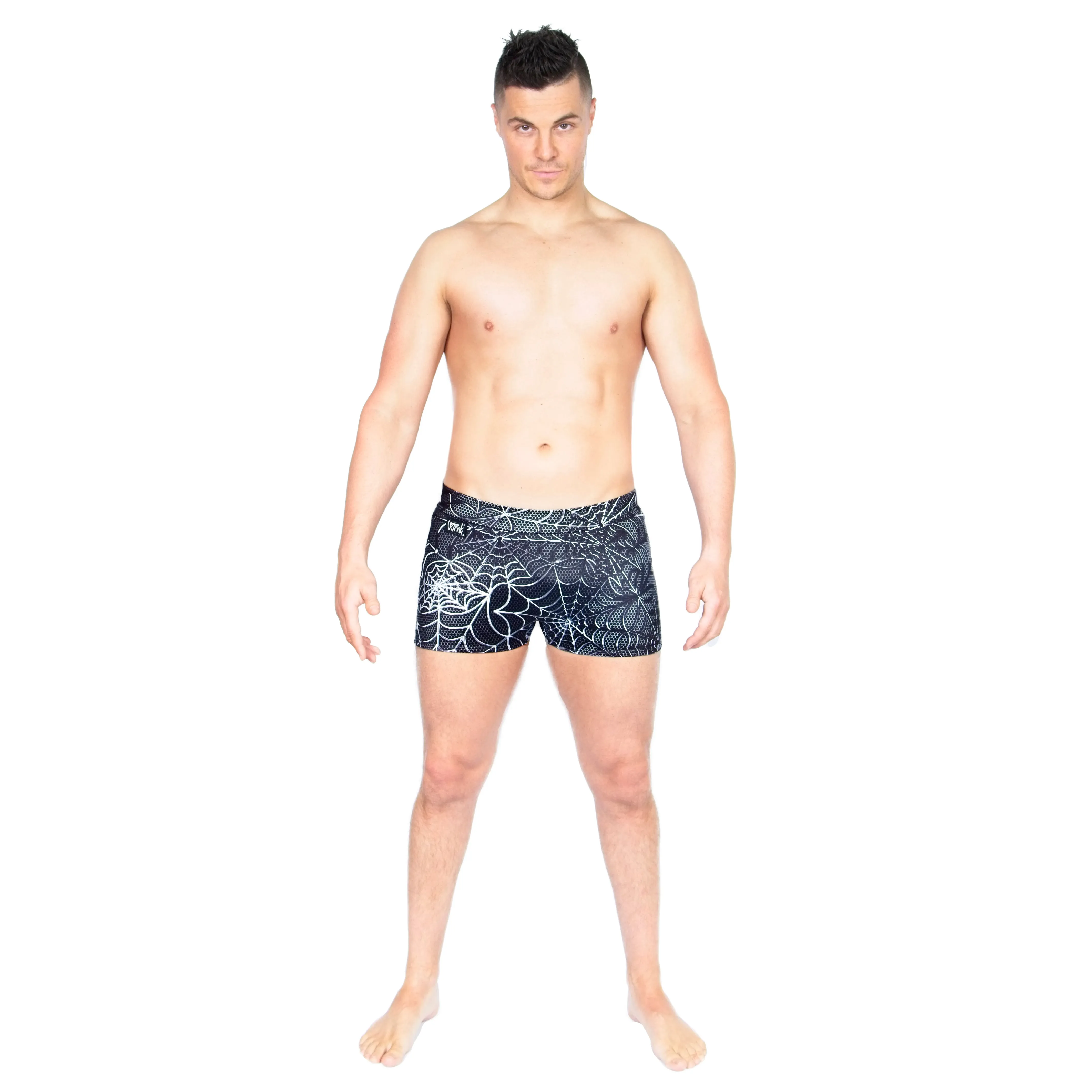 Men's Printed Shorts - Pink Lightning