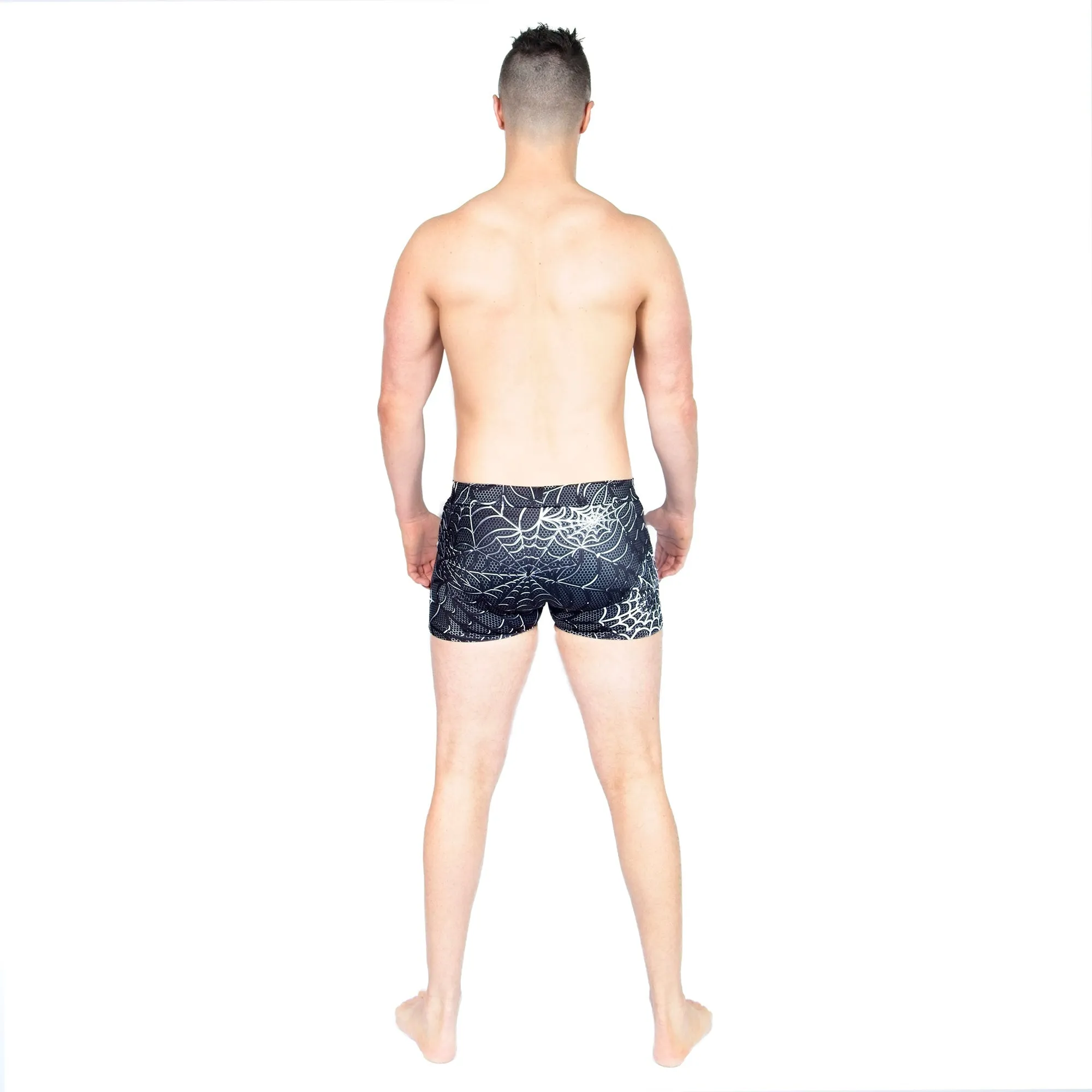 Men's Printed Shorts - Pink Lightning