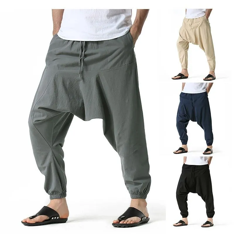 Men's Wide-Cut Harem/Yoga Pants