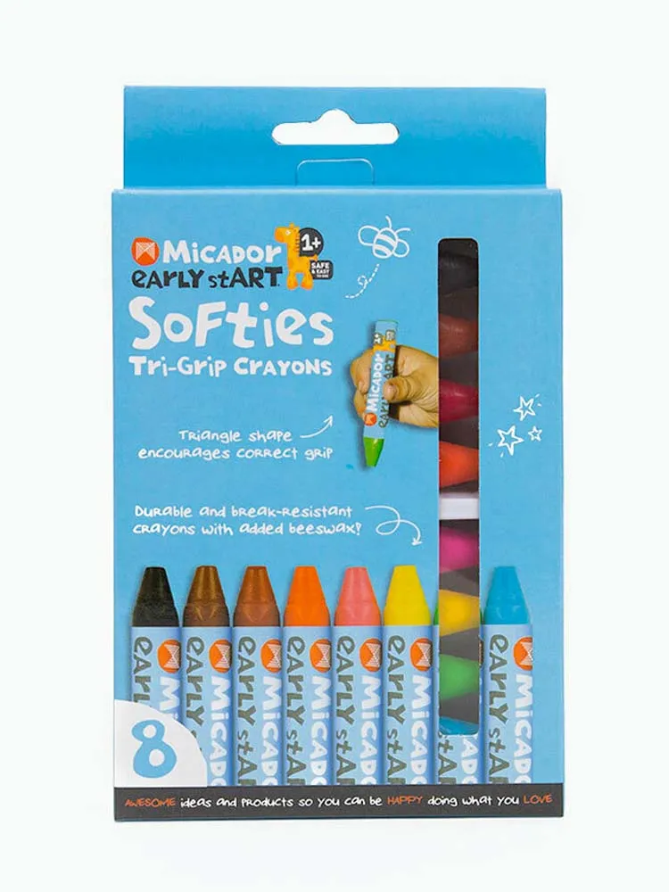 Micador early stART - Softies Tri-Grip Crayons 24 Case