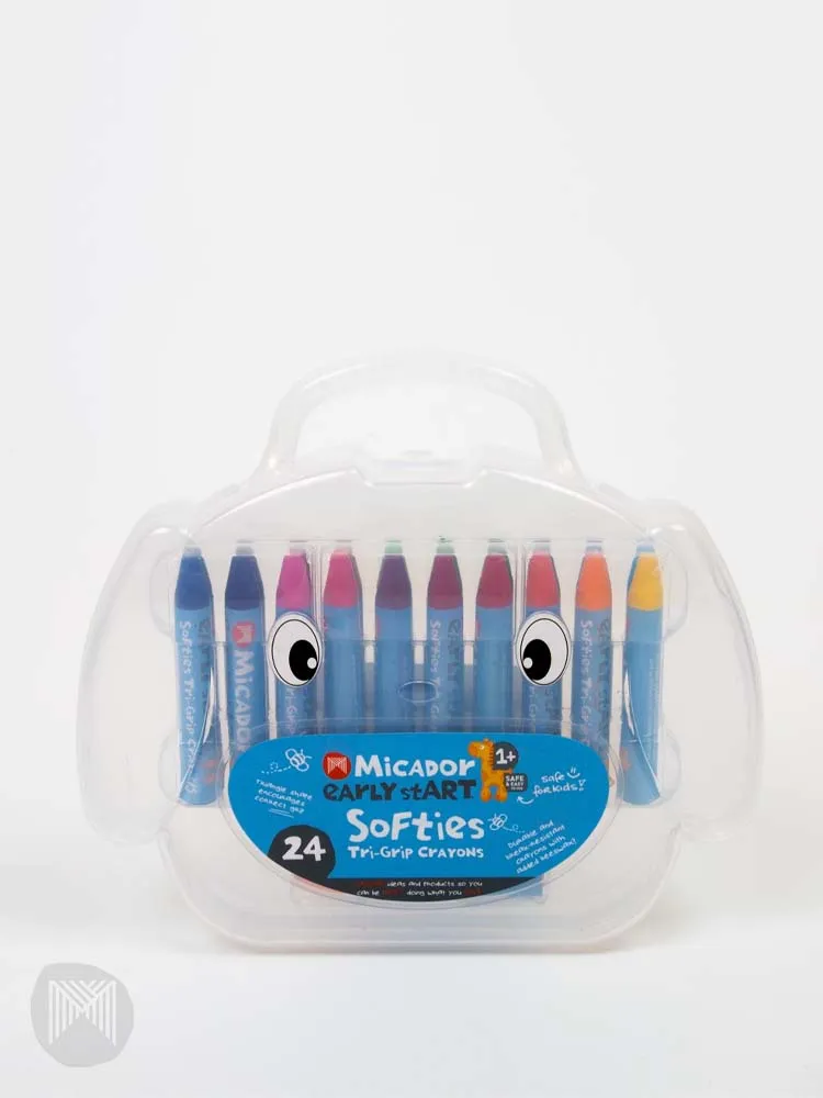 Micador early stART - Softies Tri-Grip Crayons 24 Case
