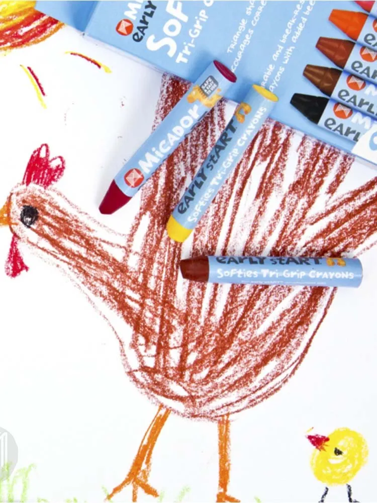 Micador early stART - Softies Tri-Grip Crayons 24 Case