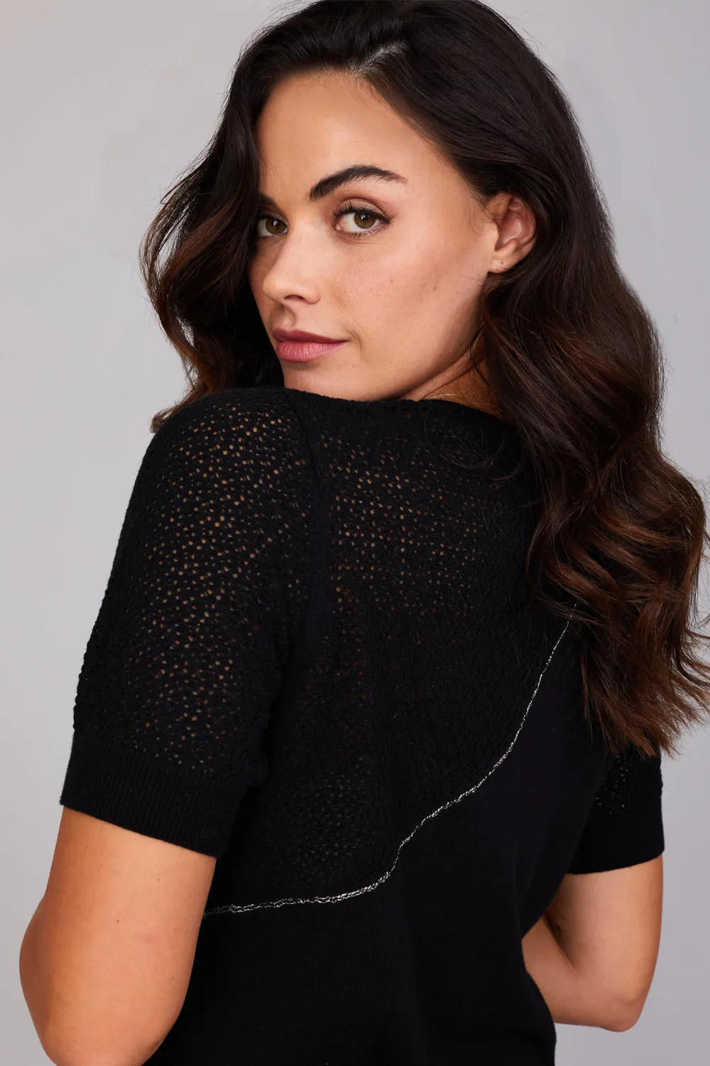 Mixed Stitch Elbow Sleeve: FINAL SALE