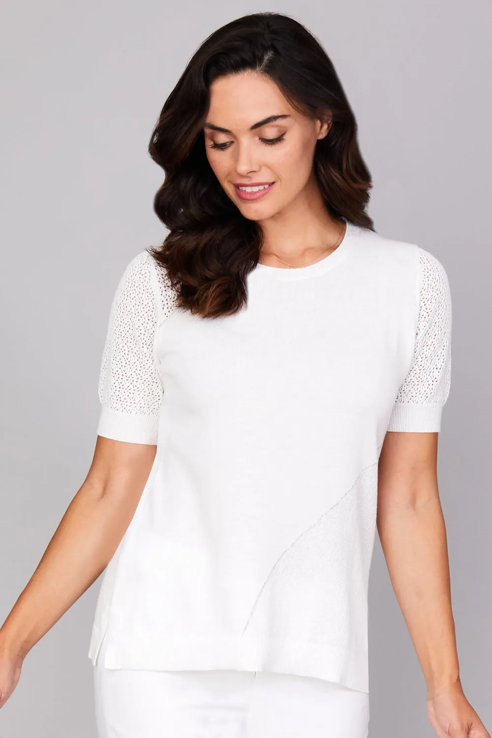 Mixed Stitch Elbow Sleeve: FINAL SALE