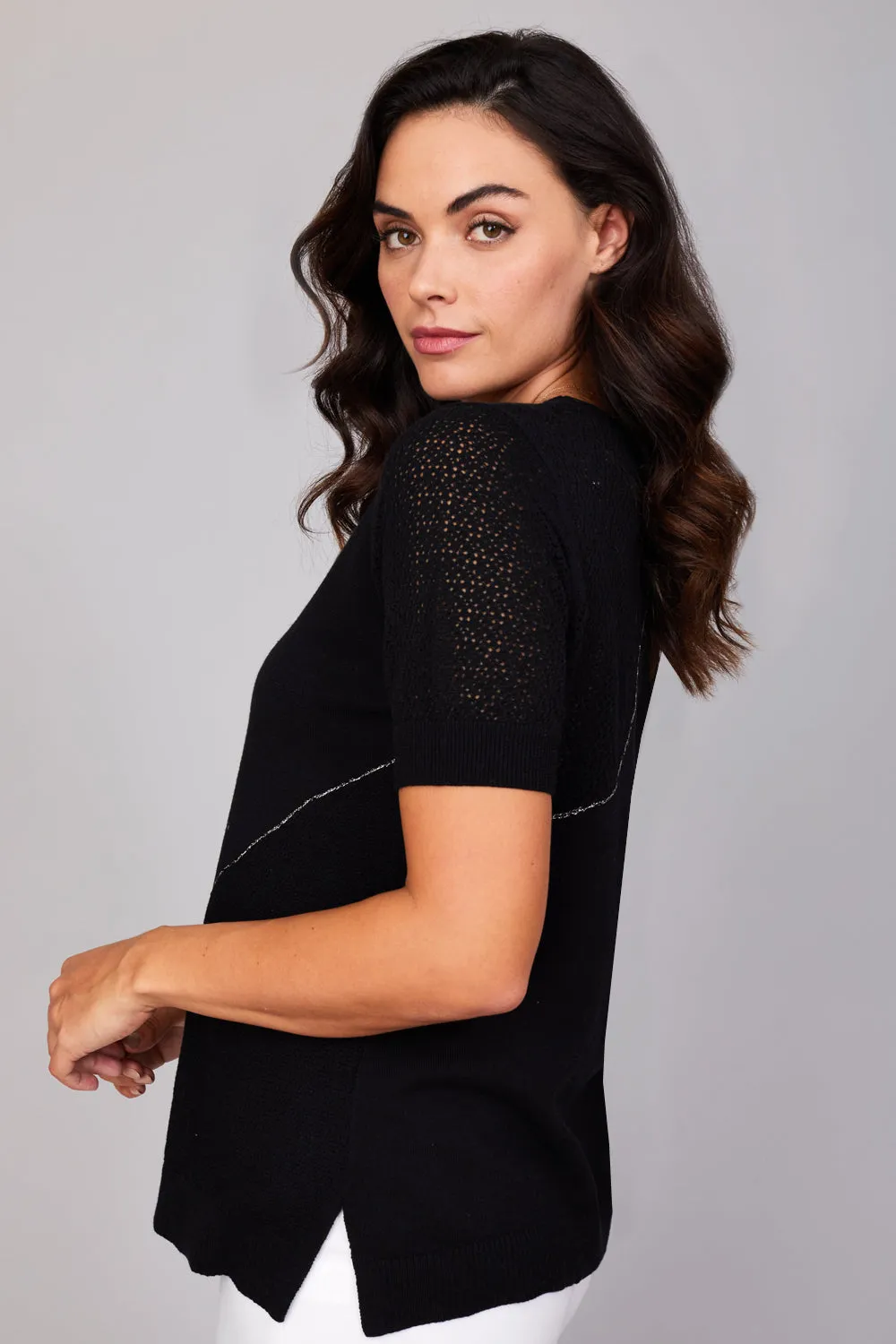 Mixed Stitch Elbow Sleeve: FINAL SALE