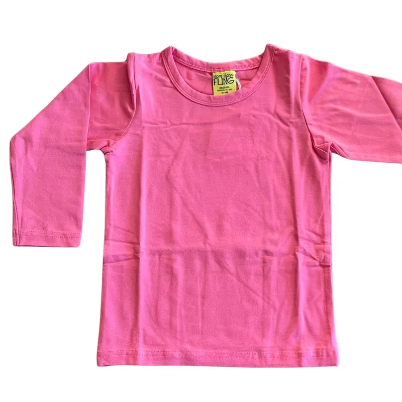 More Than A Fling by DUNS Kids Top - Strawberry Pink
