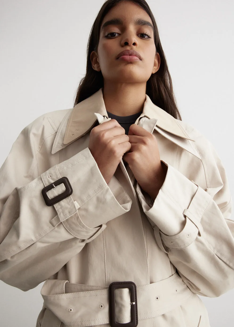 New Armhole Stitch Trench Coat