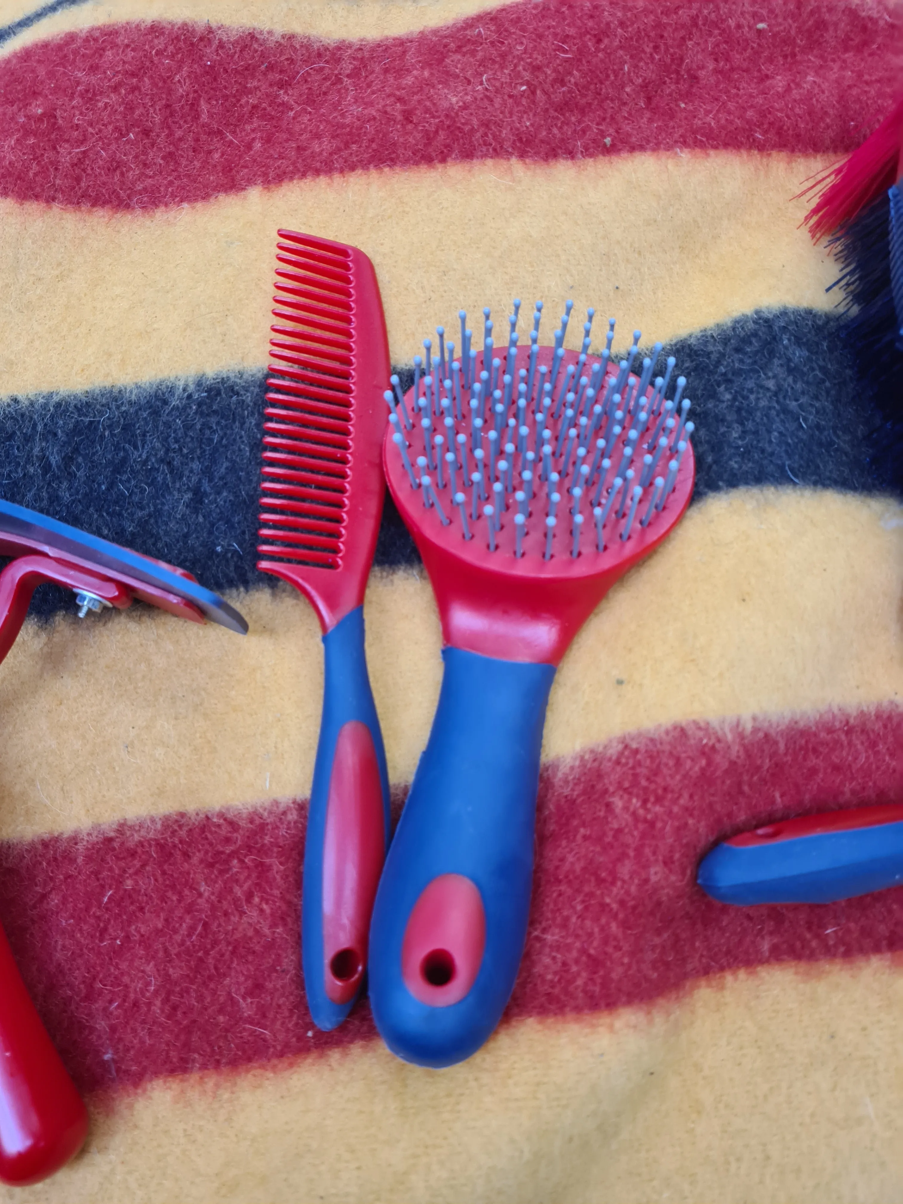 New Rhinegold soft touch groom kit with bag FREE POSTAGE☆