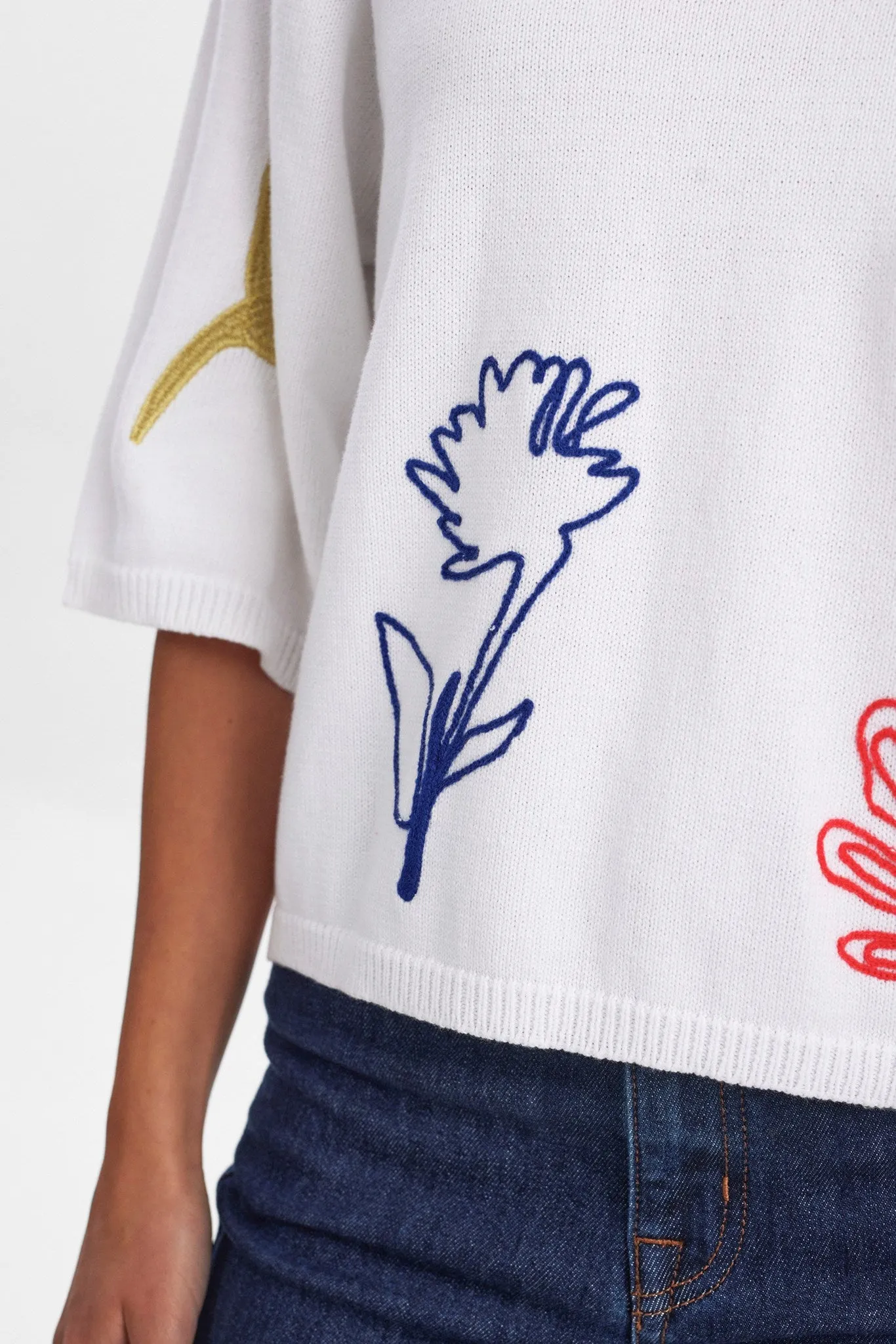 NUDEBORAH PULLOVER - Bright White