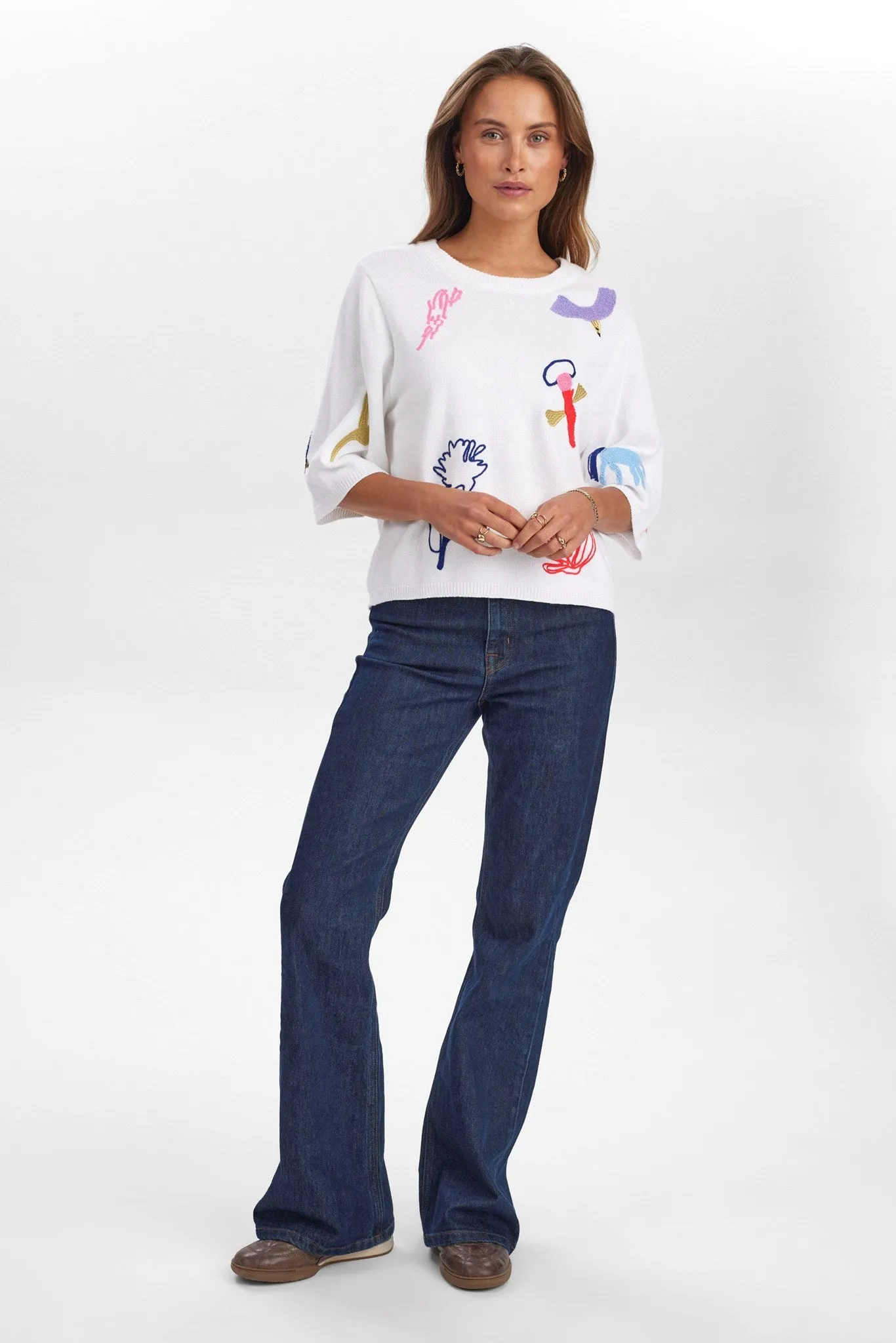 NUDEBORAH PULLOVER - Bright White