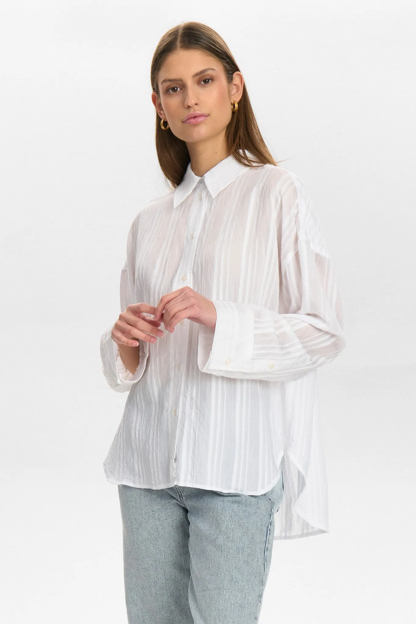 NUHALSTON SHIRT - Bright White
