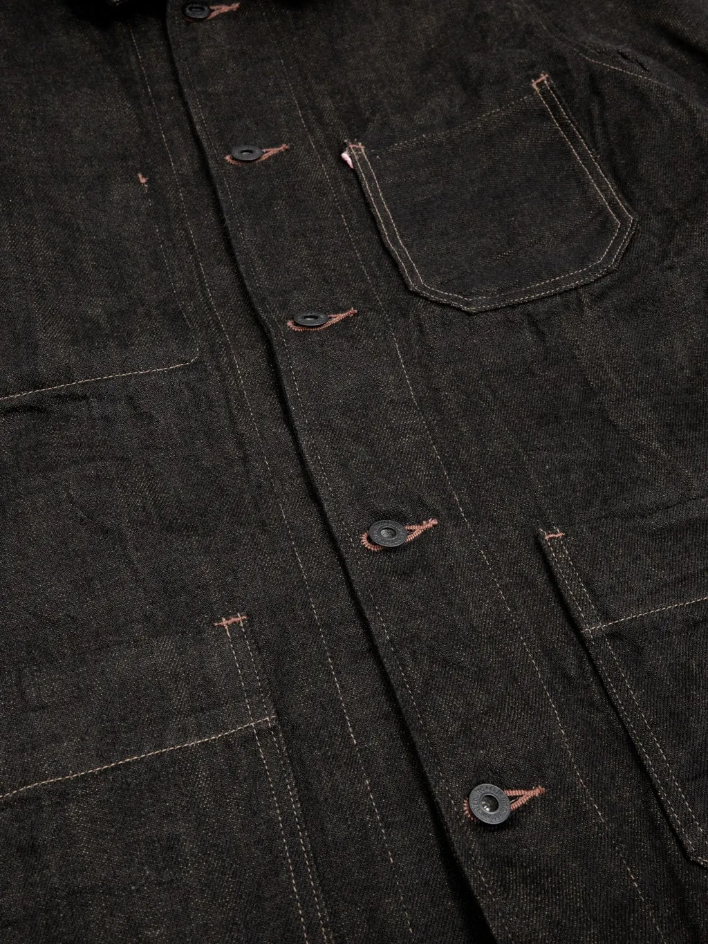 ONI Denim 03100-BKOL 12.5oz "Black x Olive" Coverall