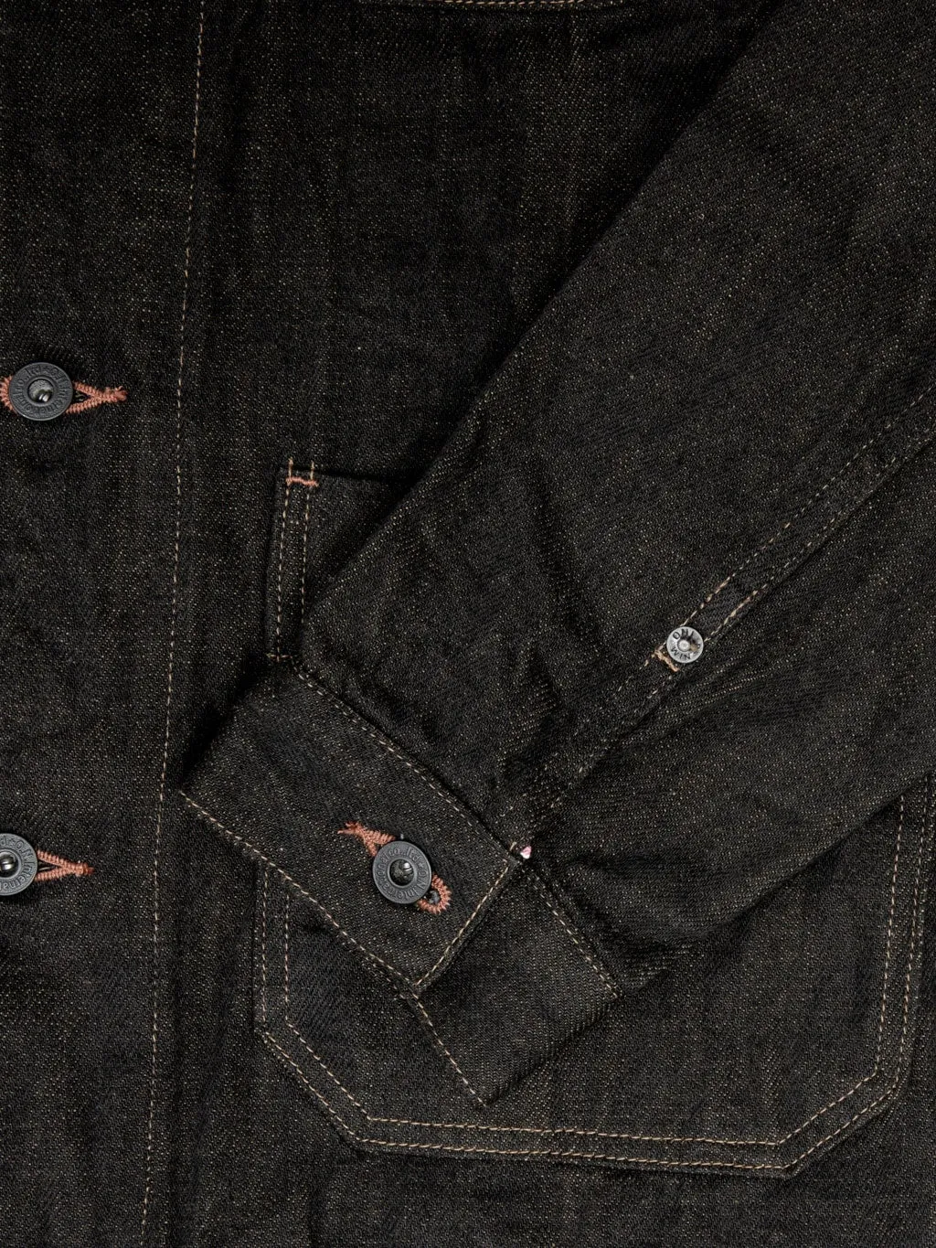ONI Denim 03100-BKOL 12.5oz "Black x Olive" Coverall