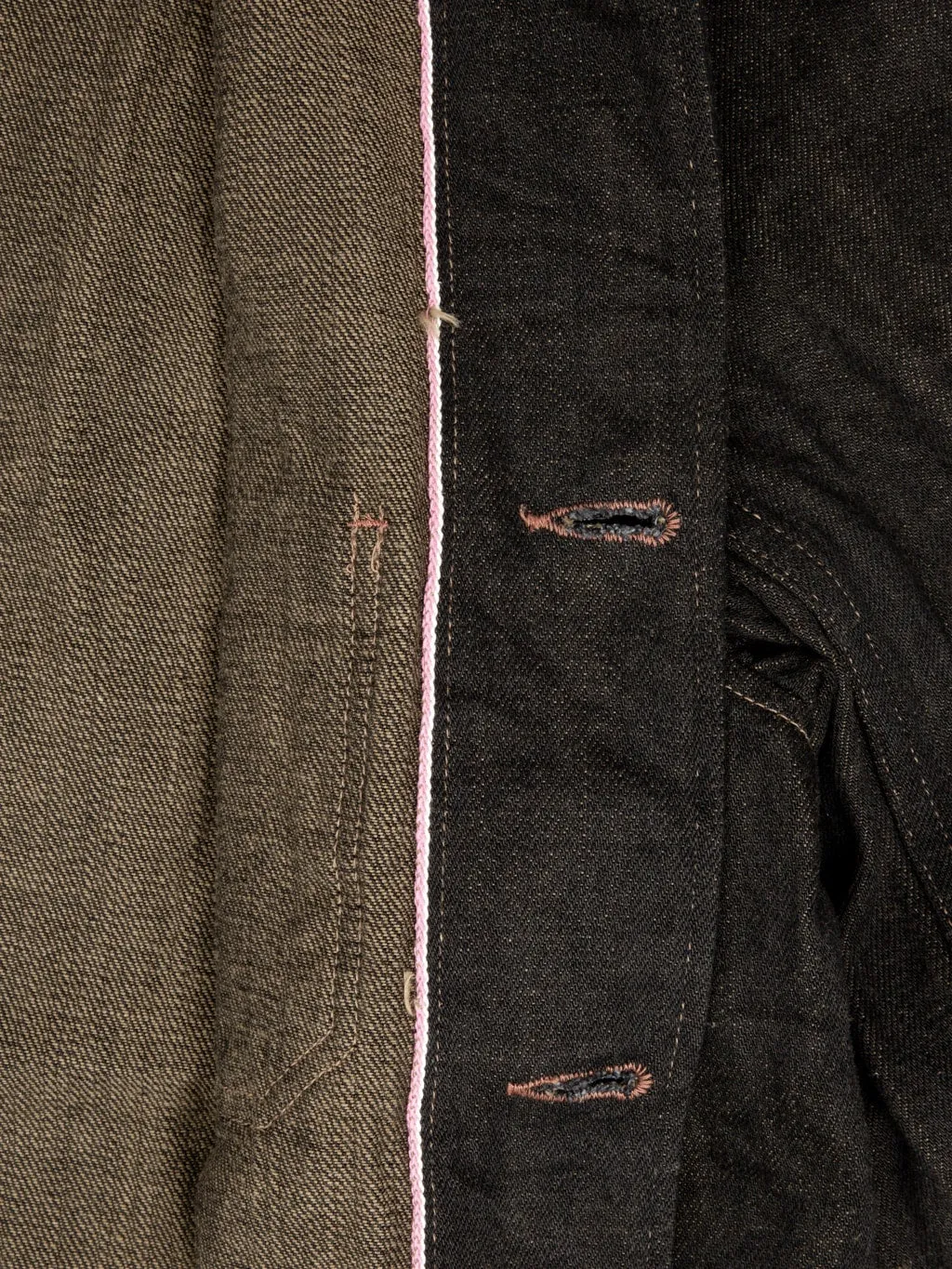ONI Denim 03100-BKOL 12.5oz "Black x Olive" Coverall