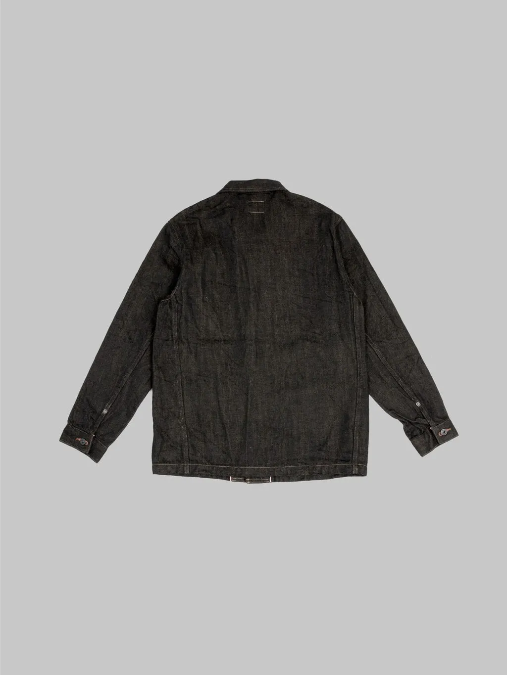 ONI Denim 03100-BKOL 12.5oz "Black x Olive" Coverall