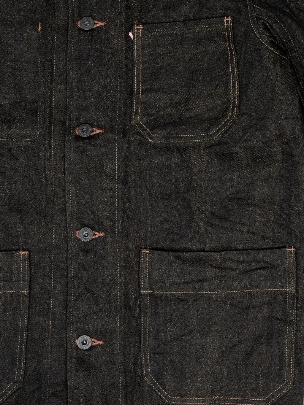 ONI Denim 03100-BKOL 12.5oz "Black x Olive" Coverall
