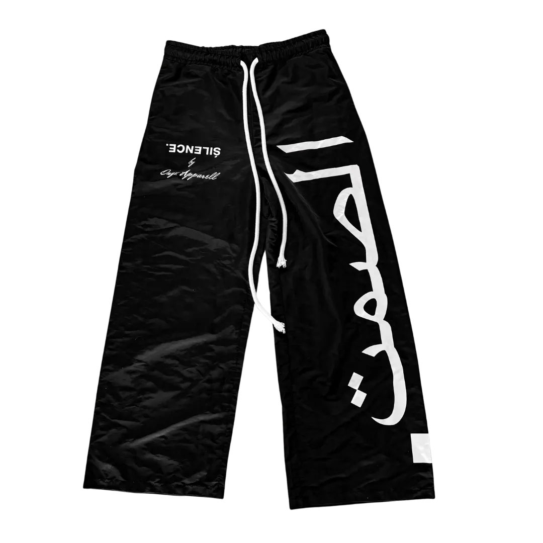 ONYX NYLON BOTTOMS IN BLACK