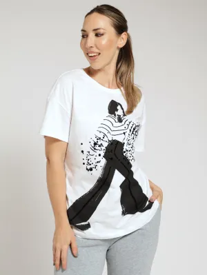 Oversized Tee - Bright White