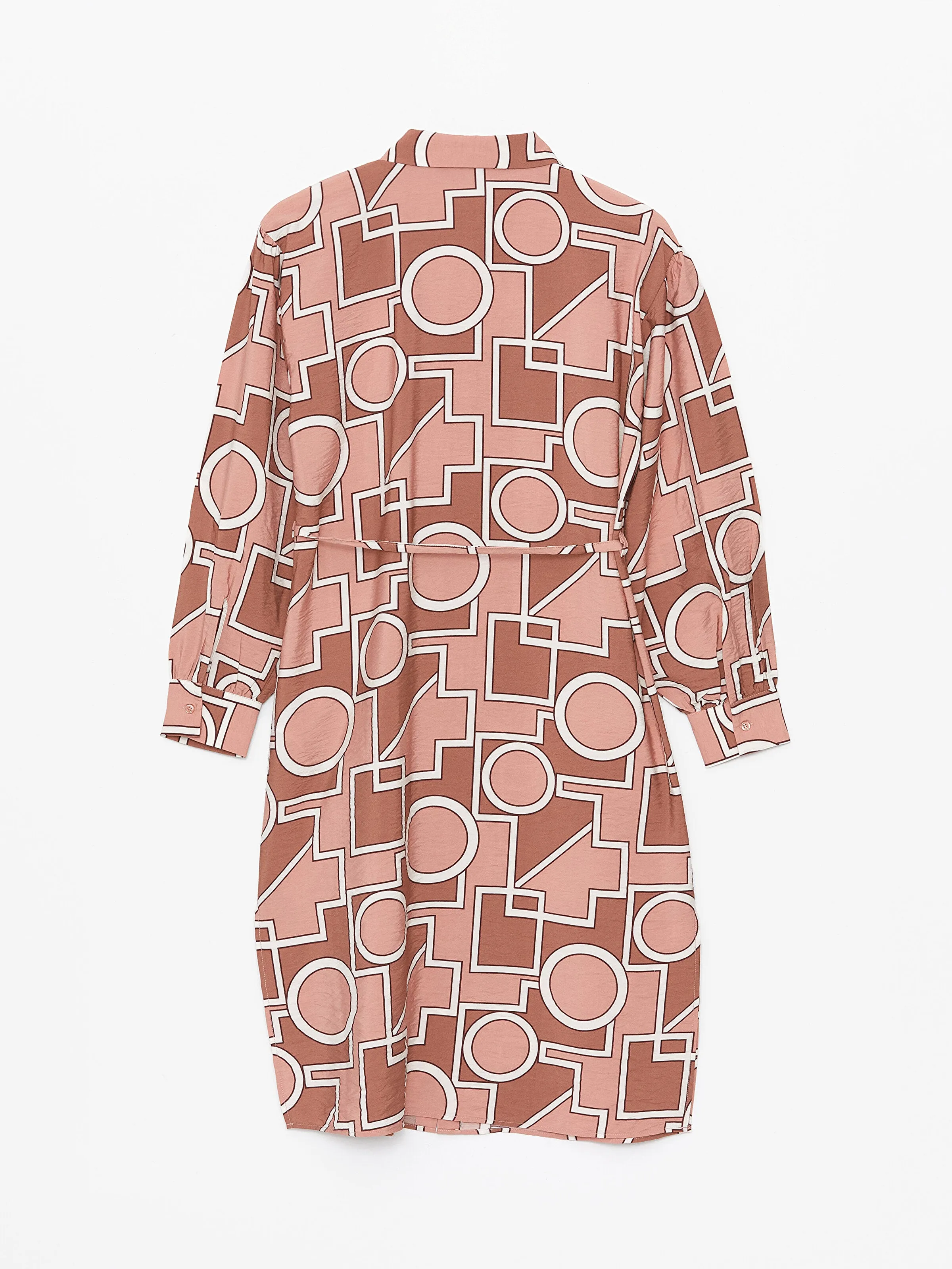 Patterned Oversize Women Shirt Tunic
