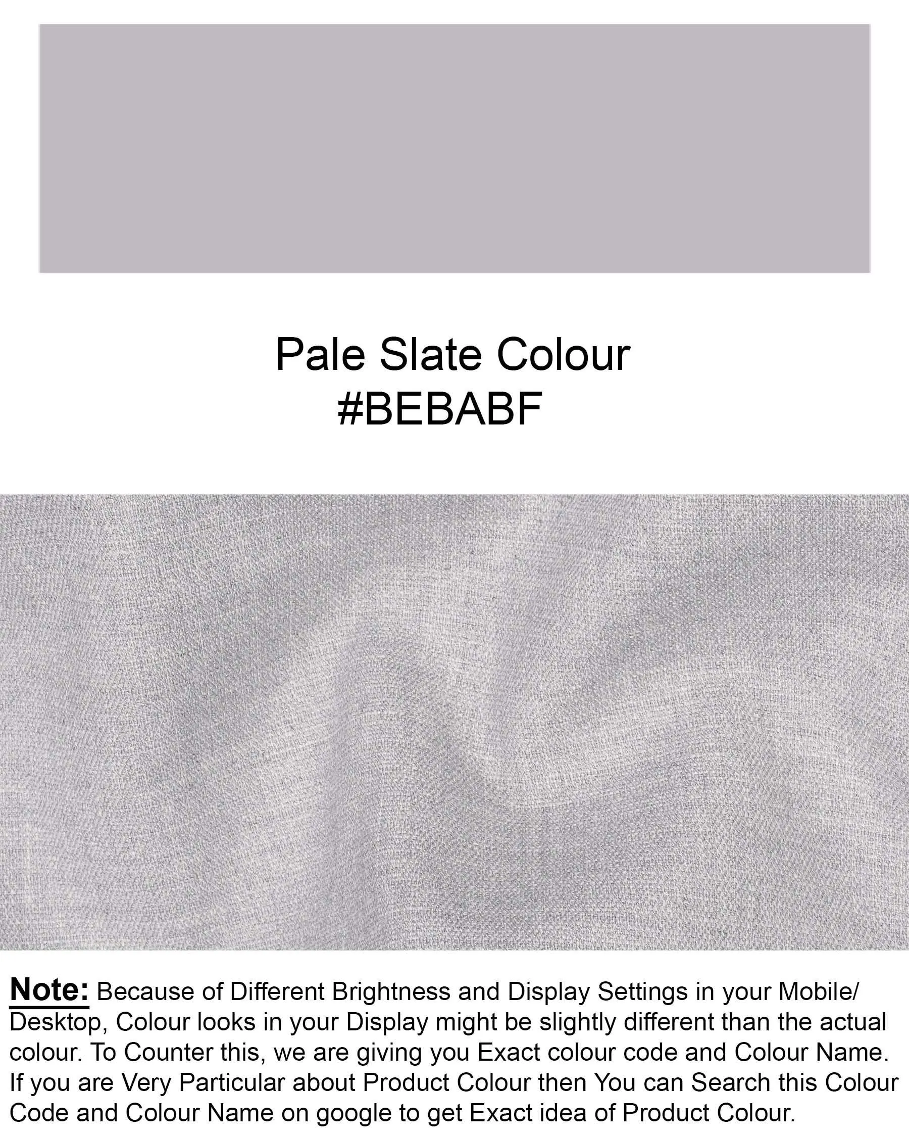 Pearl Slate Gray Double Breasted Blazer