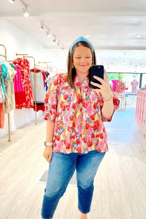 Plus On the Bright Side Blouse