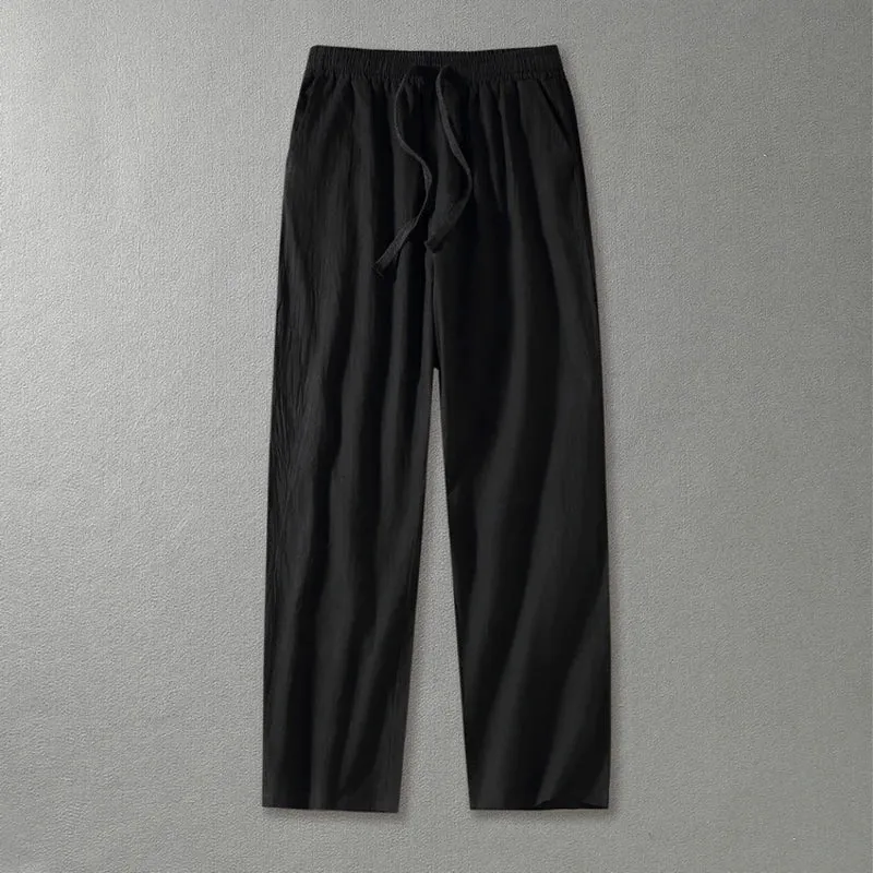 Plus Size Linen Loose Pants