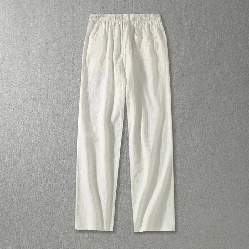 Plus Size Linen Loose Pants