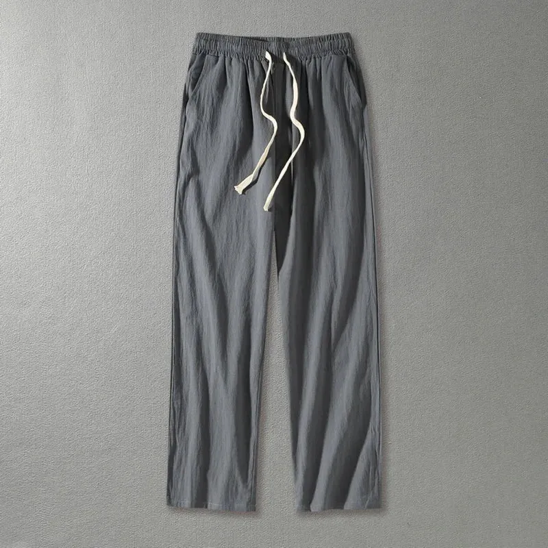 Plus Size Linen Loose Pants